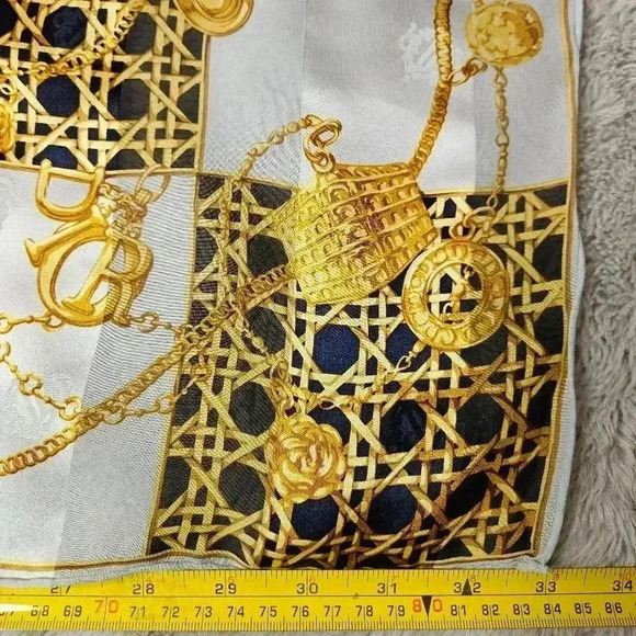 Christian Dior Silk Shawl Scarf - Picture 5 of 16